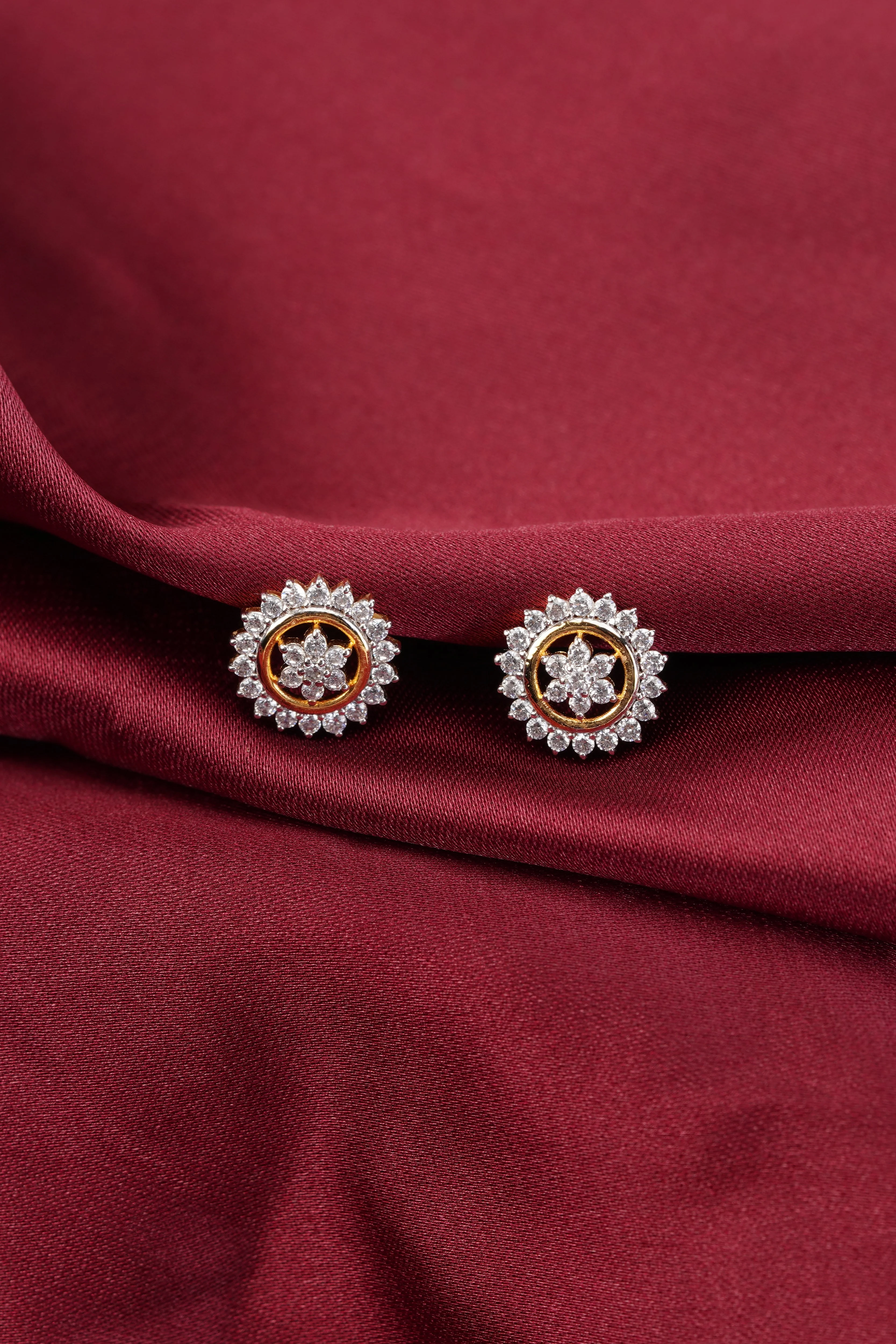 Alyssa Diamond Studs - Image 3