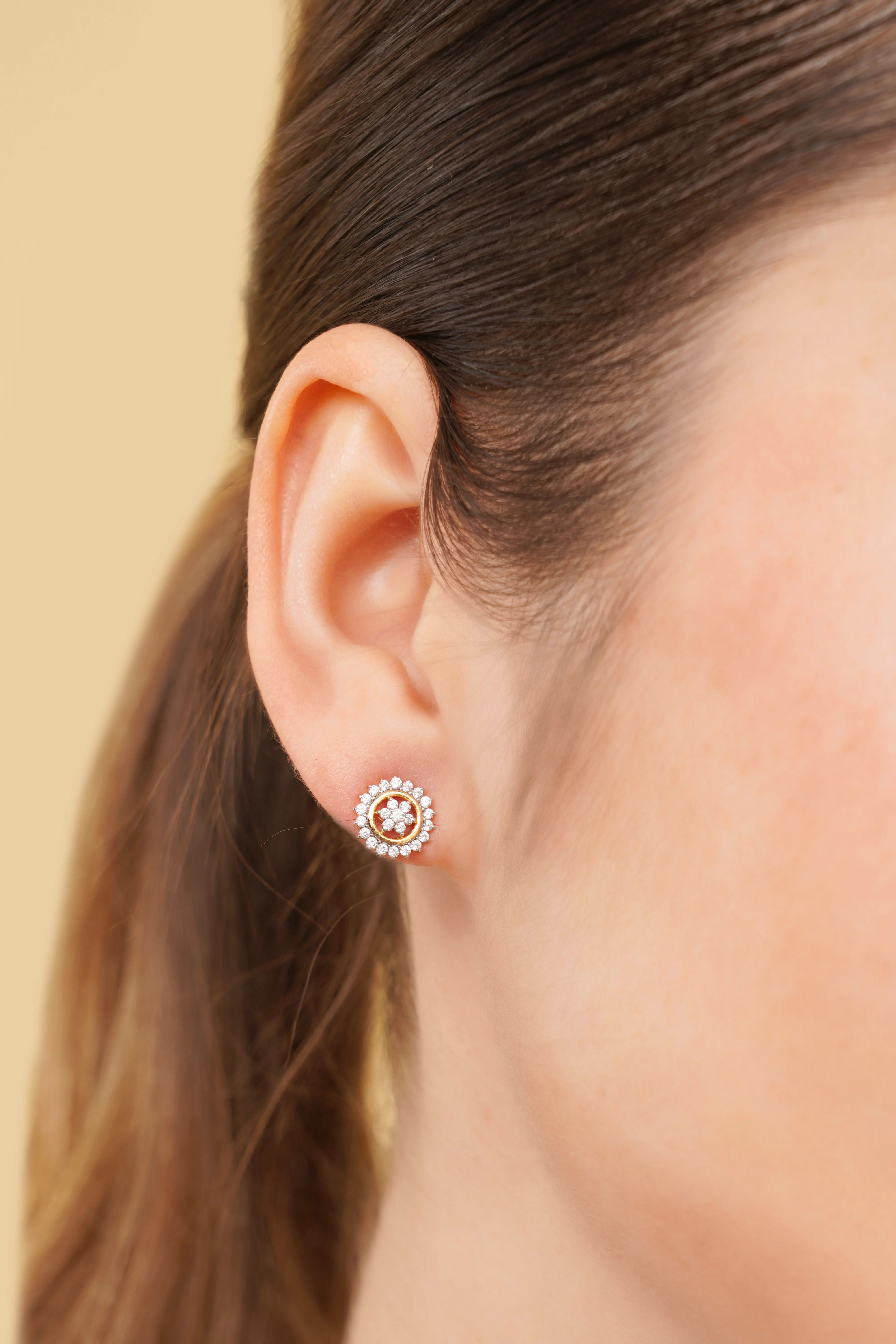 Alyssa Diamond Studs - Image 4