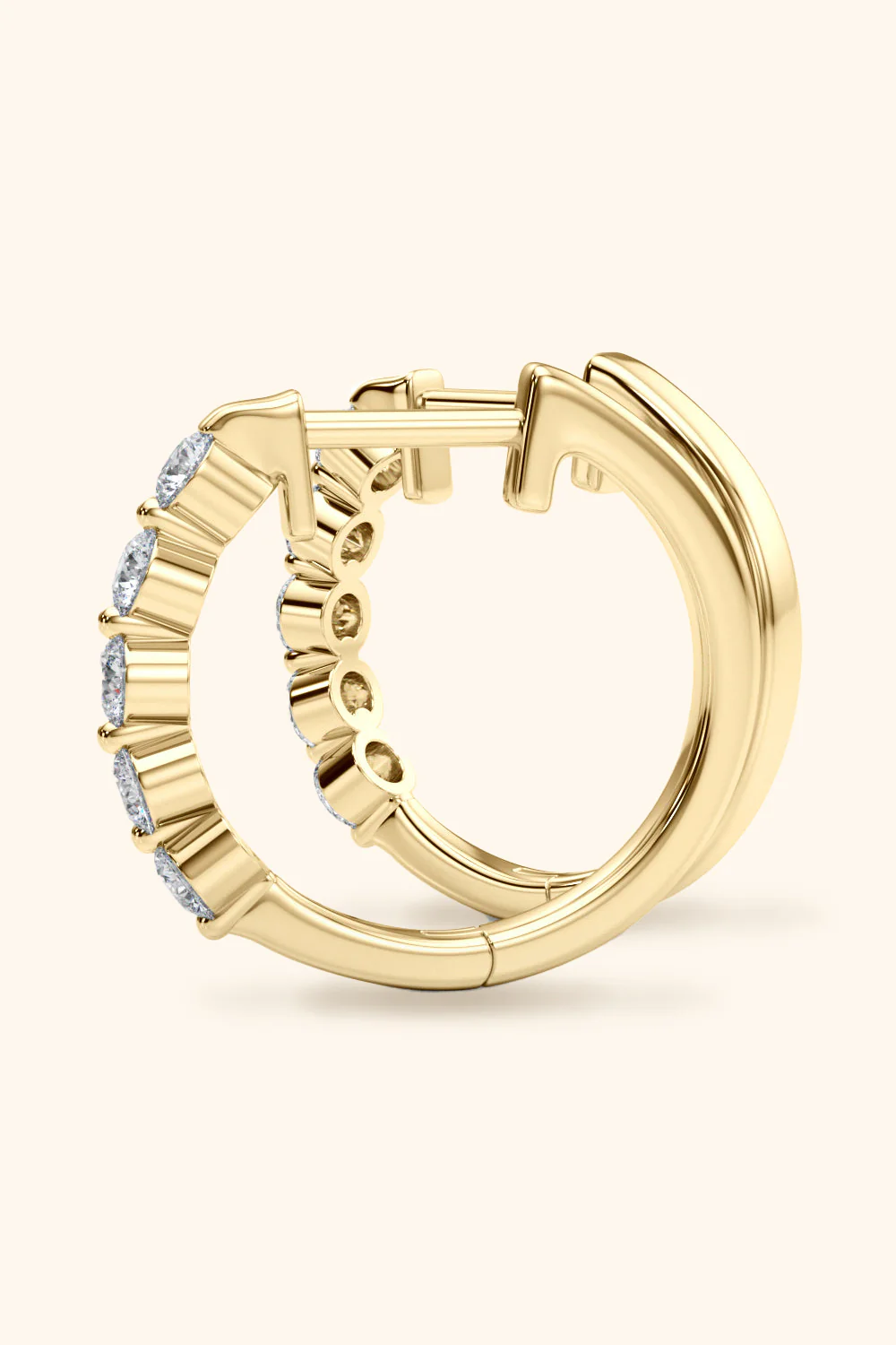 Five Diamond Hoola Earring - Image 13