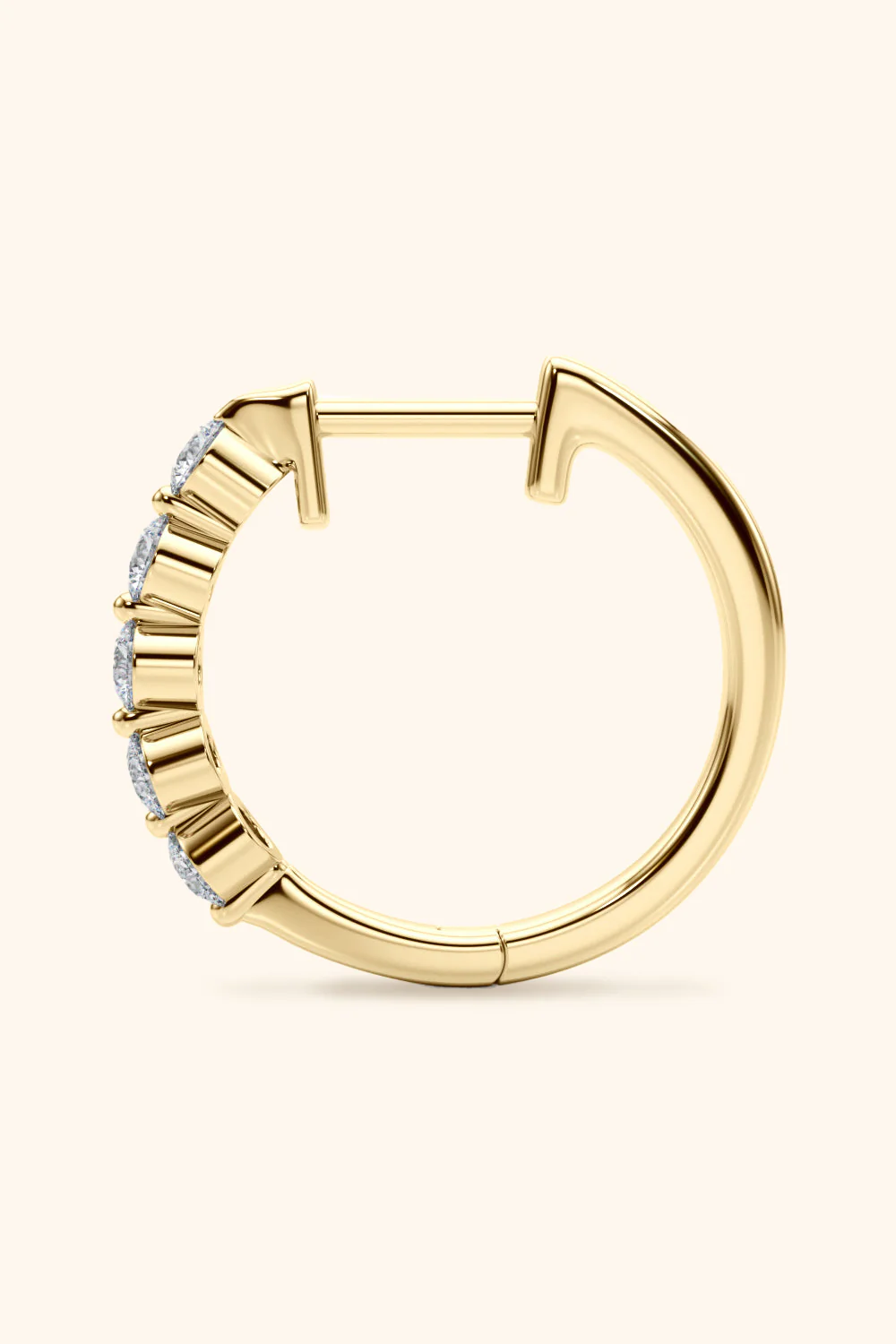 Five Diamond Hoola Earring - Image 14