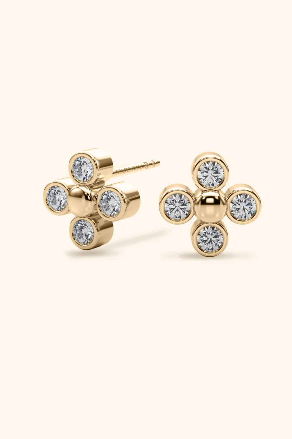 Four Diamond Earring - Image 7