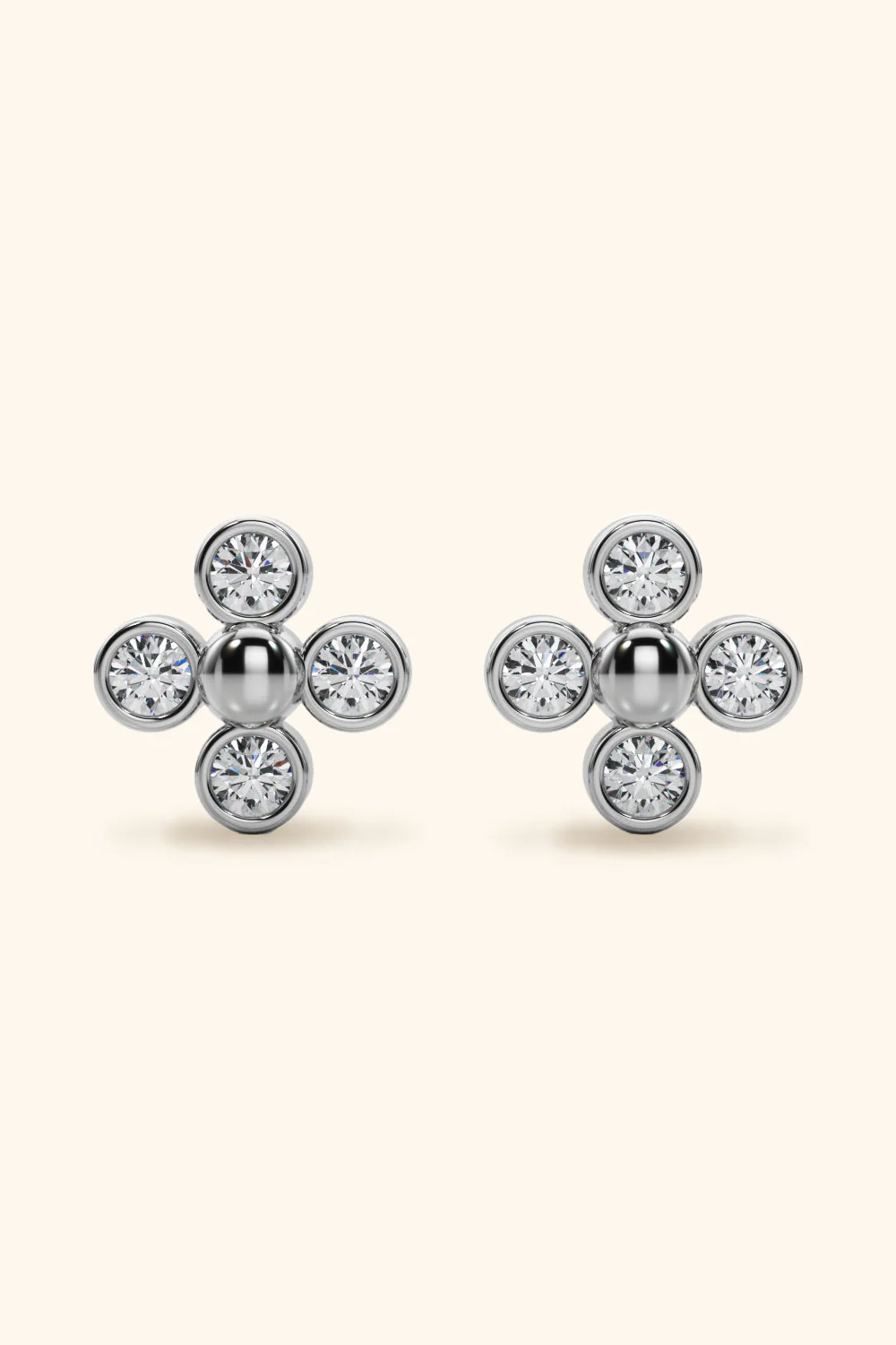 Four Diamond Earring - Image 9