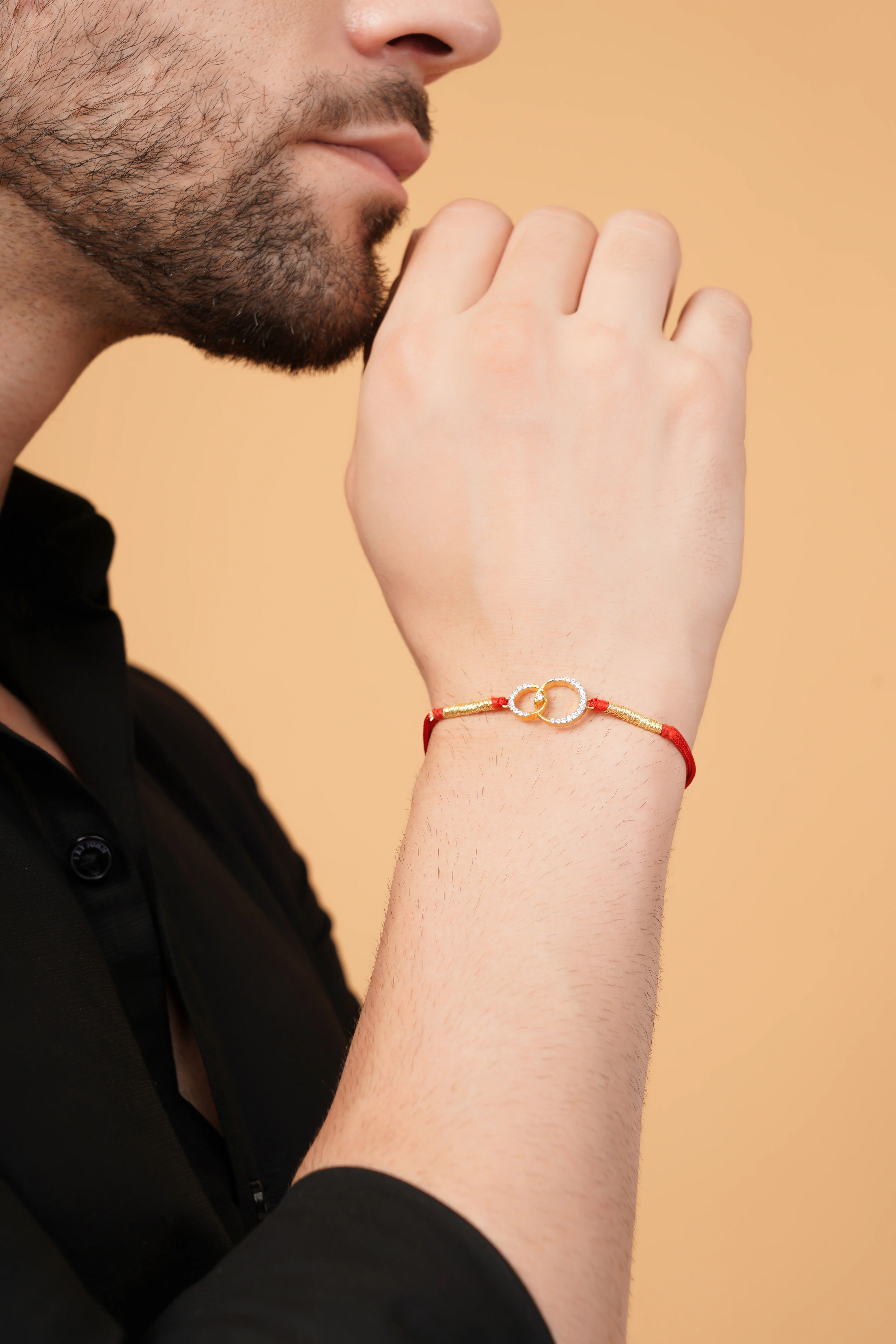 Interlinked Circles Pavé Forever Bracelet - Image 3