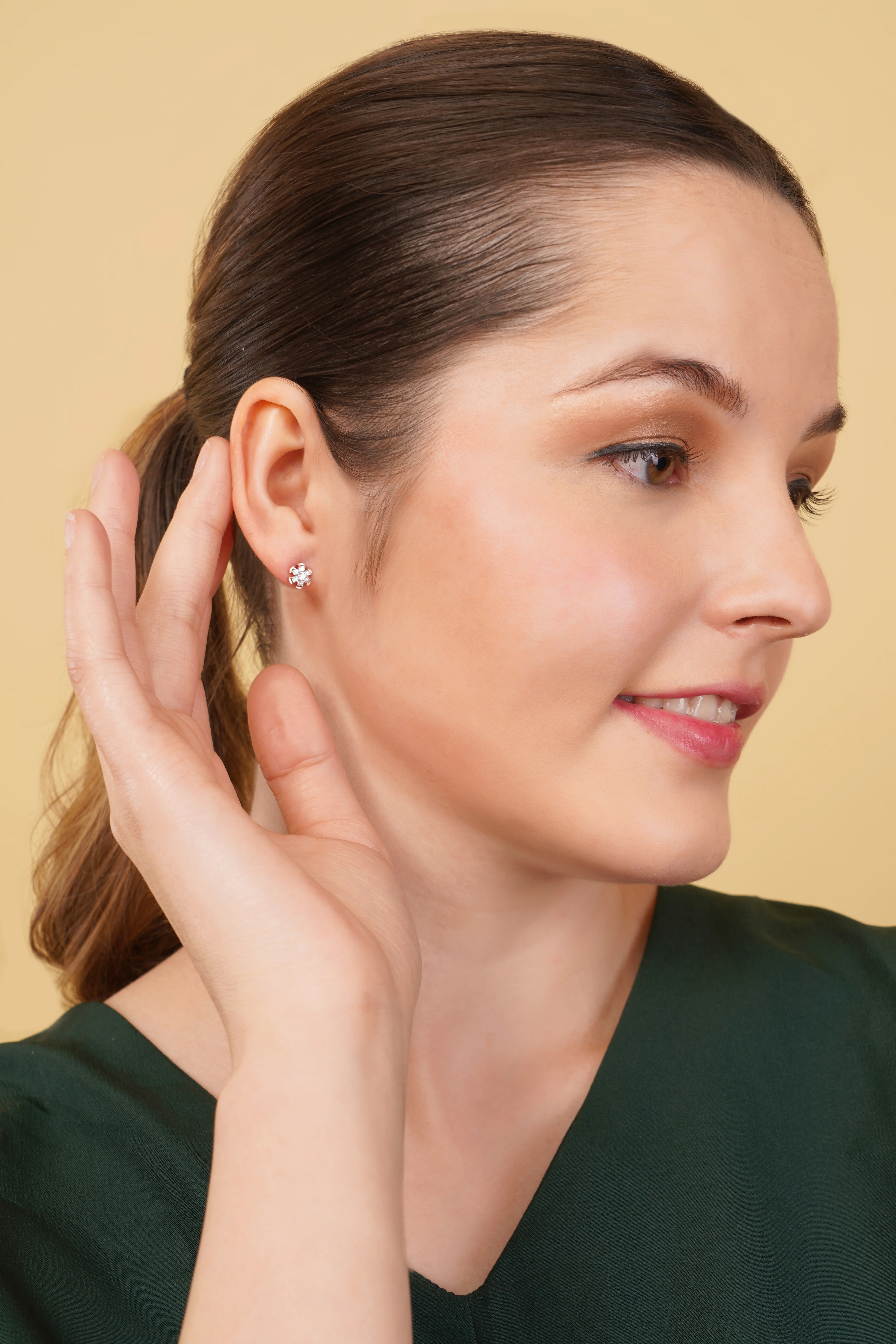 Luminus Diamond Cluster Studs - Image 4