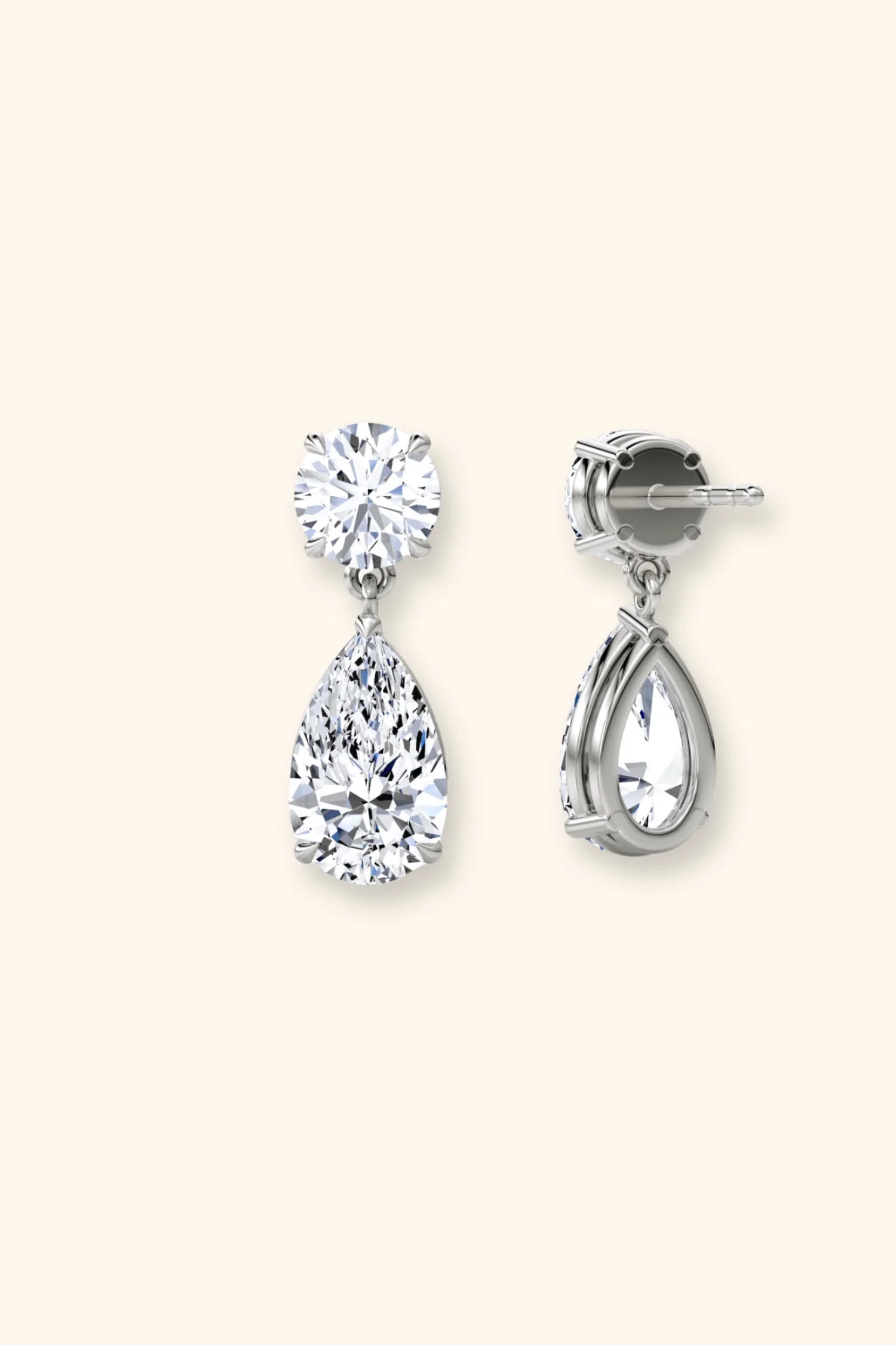 Millenia Pear Drop Earrings - Image 4