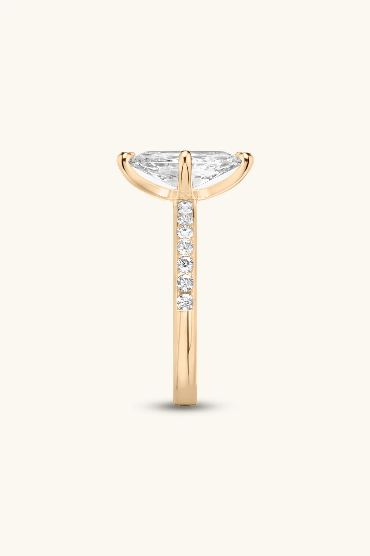 Sequinne Marquise Large Pavé Band - Image 10