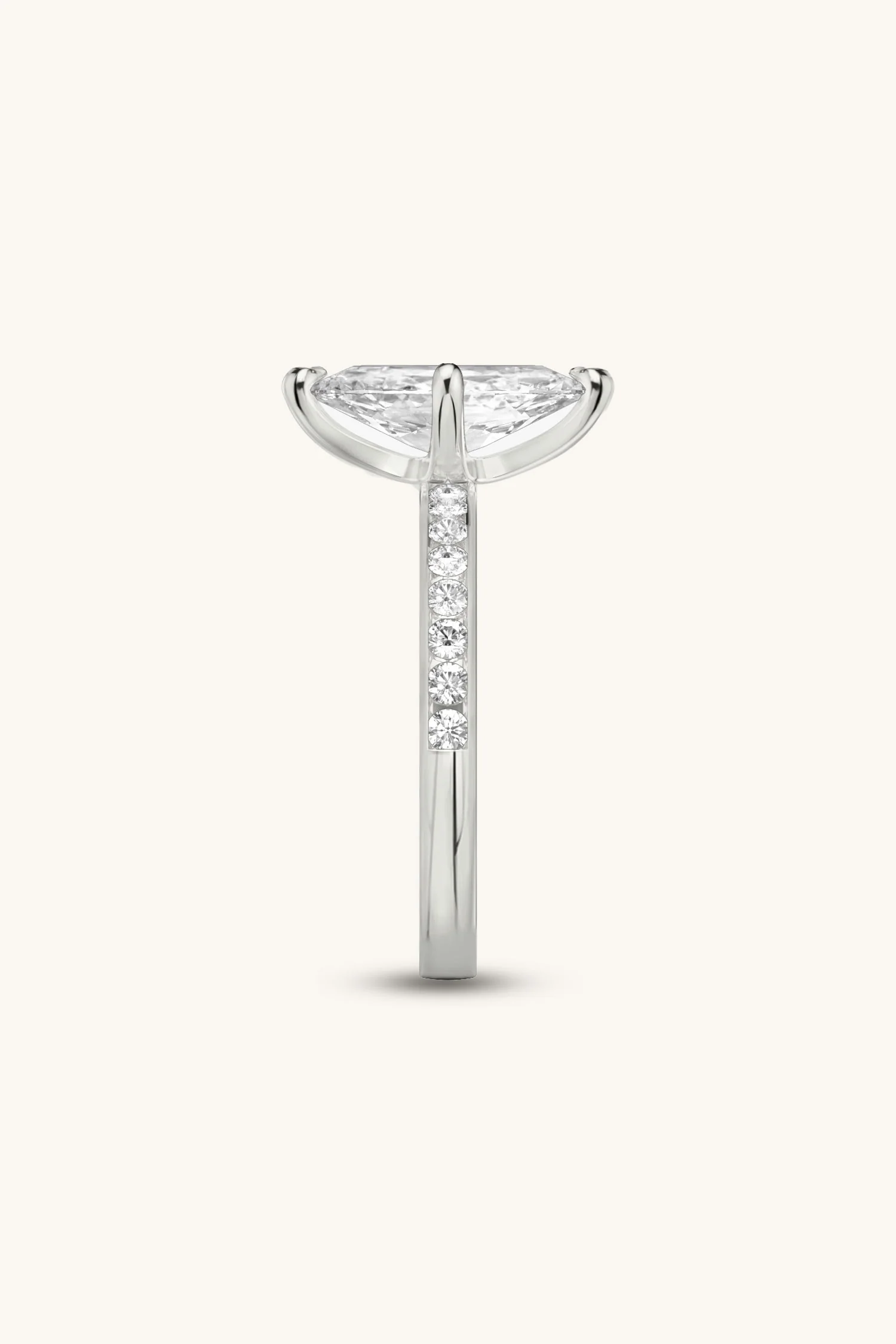 Sequinne Marquise Large Pavé Band - Image 13