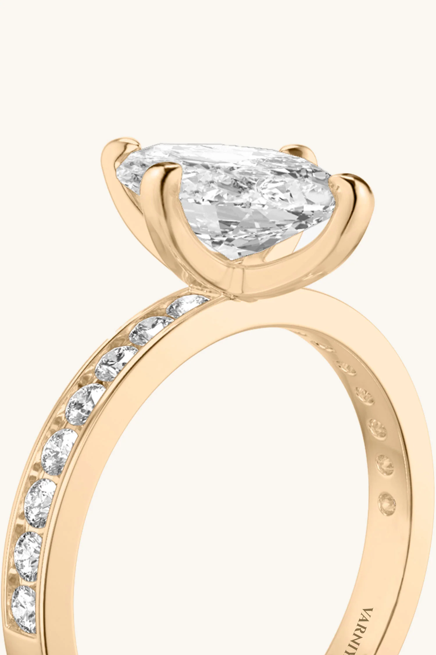 Sequinne Marquise Large Pavé Band - Image 7