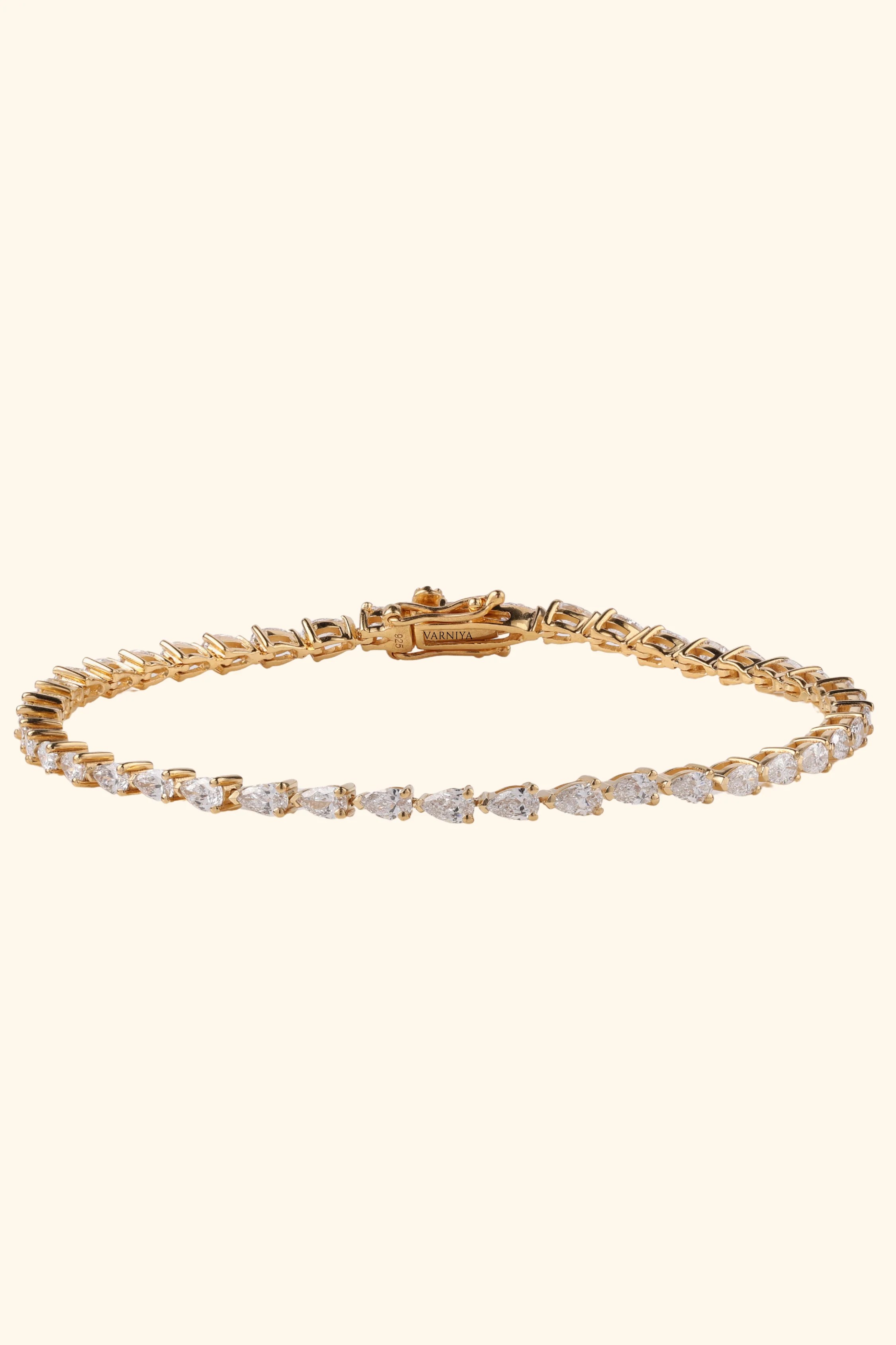 The Pear Line Tennis Bracelet - Image 3